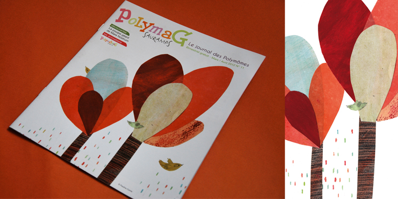 Illustration pour la couverture du magazine Polymag / Polymomes
